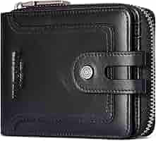 TEN×HOS WALLET BLACK Card Wallet Black Leather 10 Slots Compact Transparent
